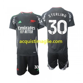 Divisa di Calcio Arsenal Sterling 30 Bambino Trasferta 2024/2025